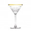 Набор бокалов для мартини Timeless Golden touch 4шт 230мл Pasabahce 440176G-6