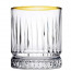 Набор стаканов для виски Elysia Golden touch 355мл 4 шт Pasabahce 520004G-1