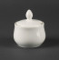 Соусник с крышкой Extra white 130мл Helios A7068 фарфоровый