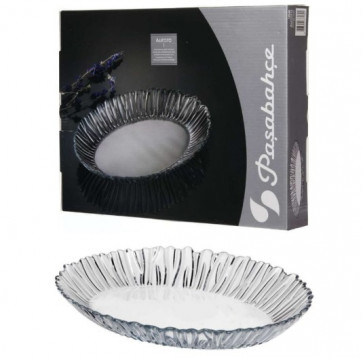 Блюдо овальне Aurora 330х250мм Pasabahce 10546-6 скляна