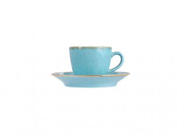 Набор для кофе чашка 80мл+блюдце 12см Porland бежевый фарфор-2