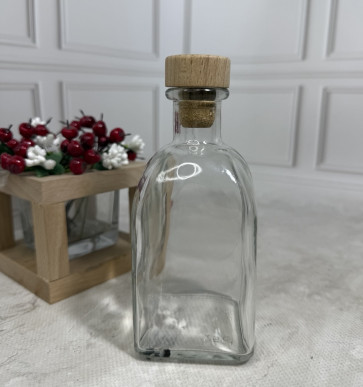 Пляшка з дерев'яною пробкою Frasca 250мл Everglass 5015