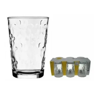 Набір склянок високих Flowers 6шт 205мл Pasabache 52944-6