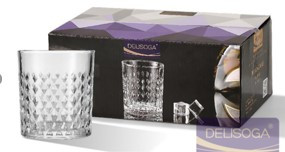 Набір низьких келихів Джерсі 218мл 6шт Helios DSKB036-1A