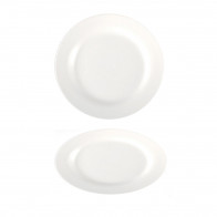 Тарілка бортова Extra white 180мм Helios W101 порцелянова