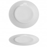 Тарілка дрібна порцелянова 8" 200мм Helios HR1162 біла
