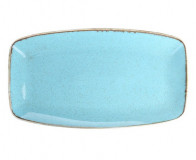 Тарілка прямокутна 310х180мм Porland 118331/T бірюзова порцеляна
