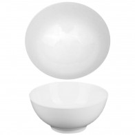 Салатник фарфоровий 170 мм 1000 мл Helios HR1227 круглий білий