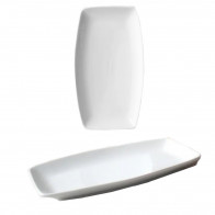 Блюдо прямокутне 350х200мм фарфорове Helios HR1432 біле