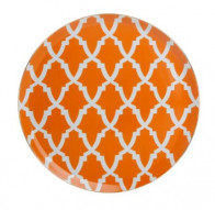 Тарілка піца 20см Morocco Porland 162920/M3 фарфор оранжевий/білий