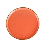 Тарілка для піци кругла 200мм Porland 162920/O помаранчева порцеляна