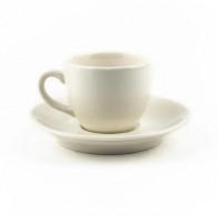 Набір для кави чашка 80мл+блюдце 12см Porland 212109/SA молочно-білий порцеляна