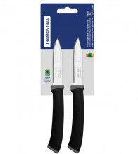 Набір кухонних ножів для овочів 2 шт Felice 76мм Tramontina 23491/203 у блистерній упаковці