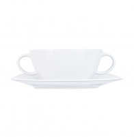 Бульйонниця з ручками та блюдцем Victoria 300мл Lubiana 2716,2724