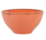 Салатник 16см Porland 368216/O помаранчевий фарфор