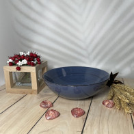 Салатник порцеляновий 4214 Глибокий синій 180 мм Helios