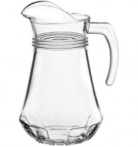 Графін гладкий Касабланка 1,15л Pasabache 43614/sl скляний