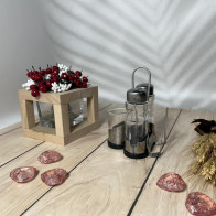 Набір для спецій: перечниця, сільничка, серветниця, зубочистки на підставці Helios 6075.