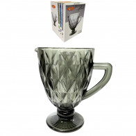 Глек із кольорового скла "Кристал" 1100 мл Helios 6437