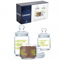 Набір банок для сипучих Coffee Tea 3 шт Luminarc P6667