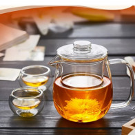 Чайник заварювальний Смарт тайм 0,6л Helios 6712 скляний