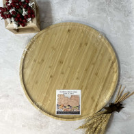 Піднос бамбуковий круглий Натур 350мм Helios 7204