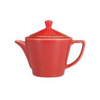 Чайник з кришкою 500мл Porland 938405/R червоний порцеляна 