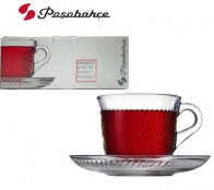 Набір чашок 175мл із блюдцем 6шт Marmara Pasabahce 97768