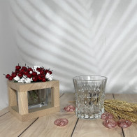 Набір склянок низьких Діамонд 260мл 6шт Helios K8508