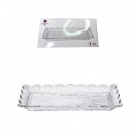 Блюдо для сервірування Нью-лайн 360мм Helios D-75 скло