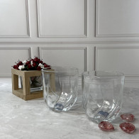 Набір склянок для віскі Фьюжн 380мл 6шт Helios DM78143-2