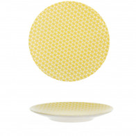 Тарілка дрібна NC HR 250мм Kutahya HC3025 жовта
