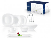 Сервіз столовий Carine White Neo 46 пр Luminarc N4781