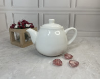 Чайник Extra white 600мл Helios W272 порцеляна