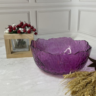 Салатник Магнолия пинк 165мм  W805-1C-Pink стекло 