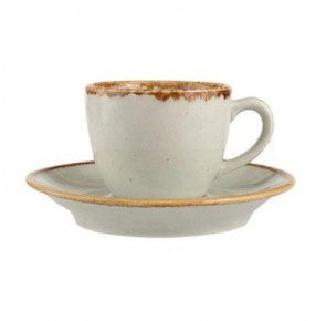 Набор для кофе чашка 80мл+блюдце 12см Porland бежевый фарфор-2