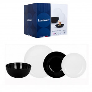 Столовый сервиз Luminarc Diwali Black&White P4360 6 персон