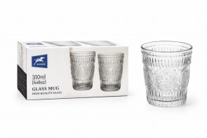 Набор стаканов высоких Вэйв 380мл  6шт Helios 5510-2