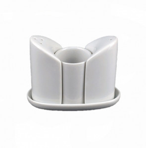 Набор для специй (соль, перец и зубочистки) Helios HR1570 на подставке