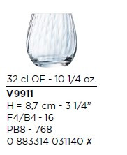 Cтаканы Luminarc  Disco Lounge L3677 набор 6шт 350мл