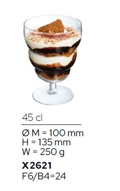 Набор креманок Maldives ice cream 300мл 6шт Luminarc N2321-1