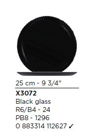 Салатник Zelie Black 240мм Luminarc V3892