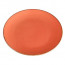Тарелка круглая 240мм Orange Porland 187624/O оранжевая фарфор-1