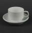 Фарфоровая чашка Helios HR1301 200мл с блюдцем
