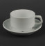 Фарфоровая чашка Helios HR1300 250мл с блюдцем