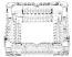 Пепельница квадратная Брик 105,5мм Helios YG1016-4 стекло